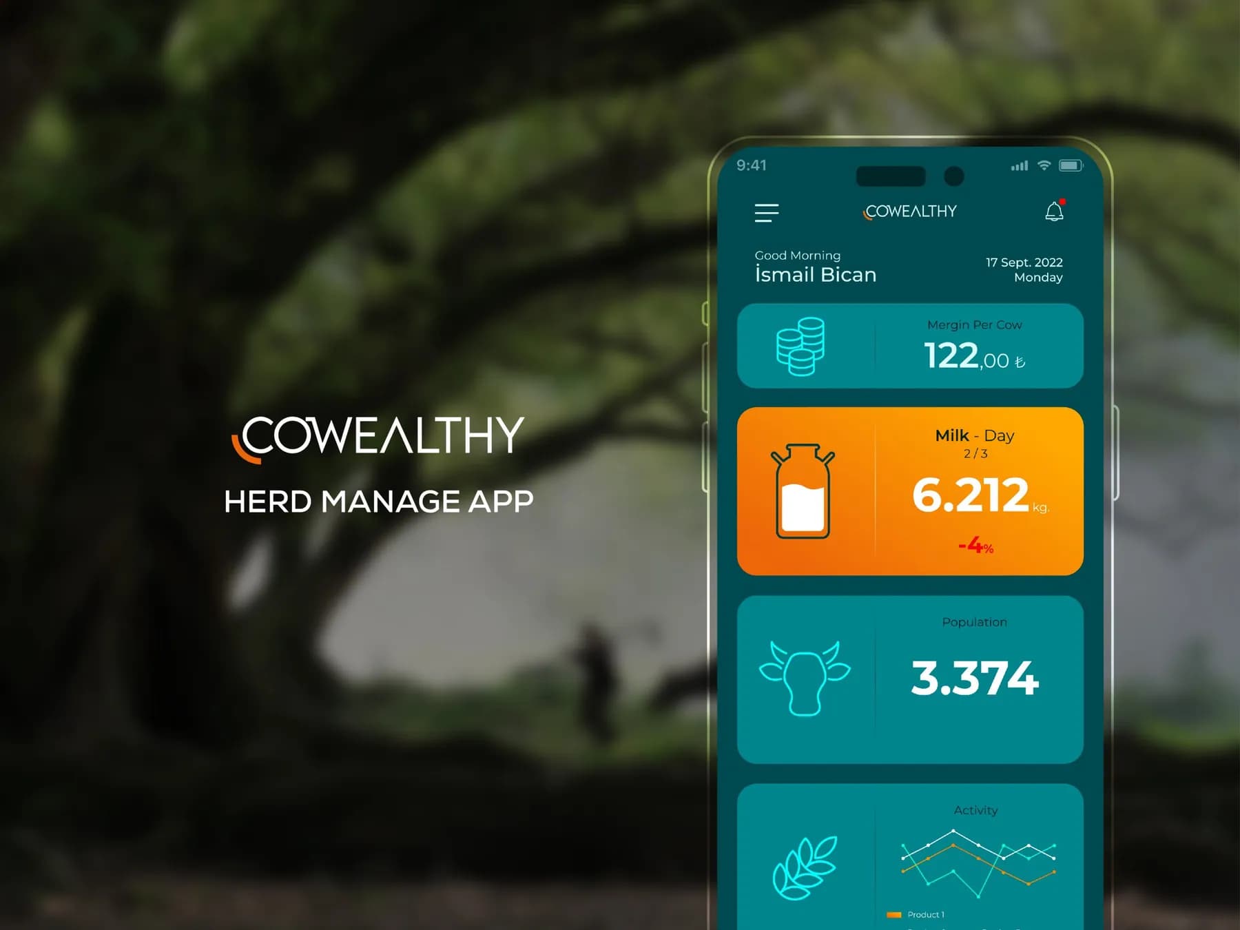 Cowealthy — The barn, in your pocket